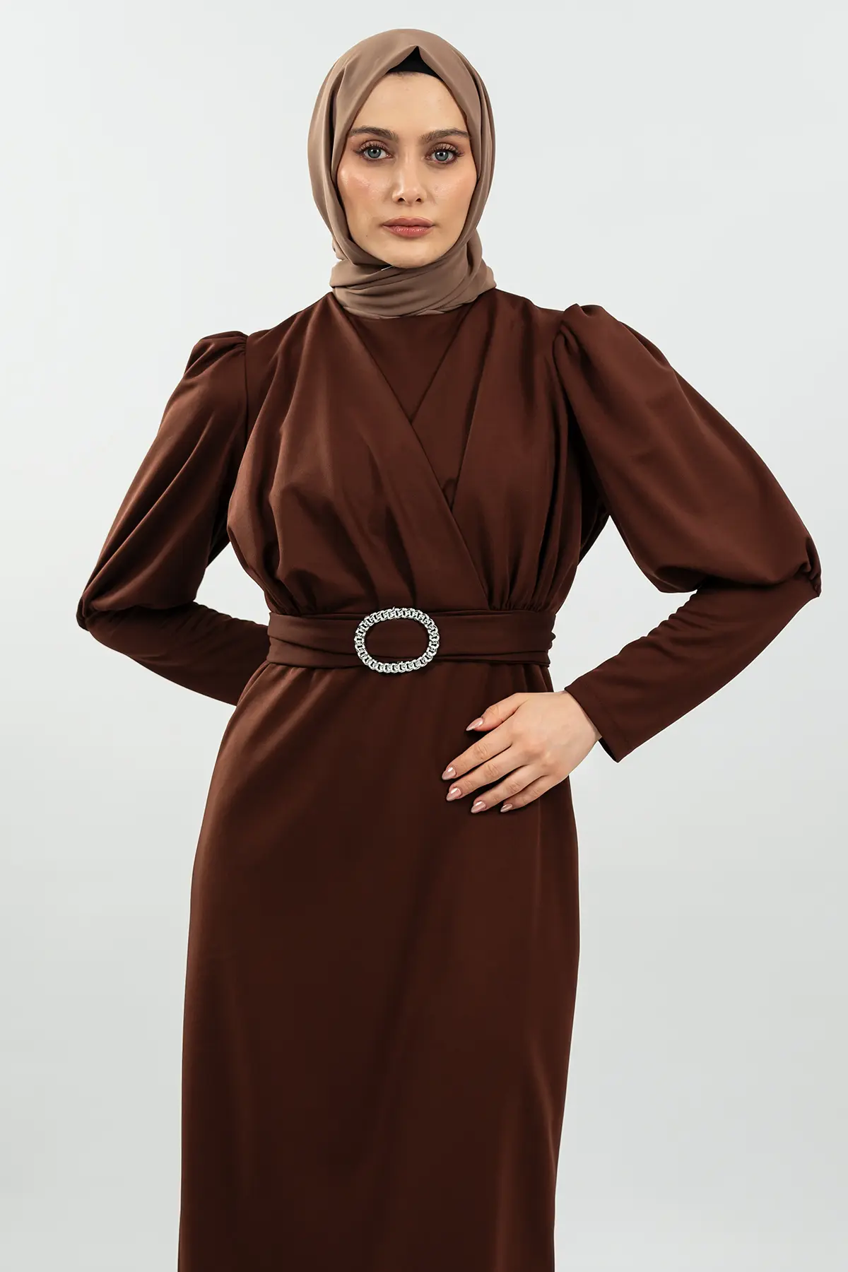 Yeni Sezon Tesettür Elbise-detail