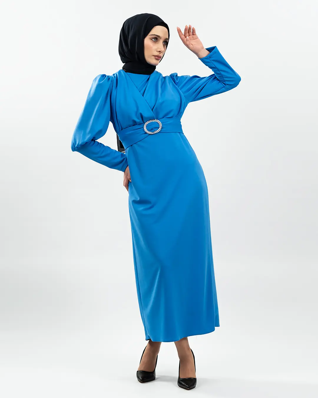 Yeni Sezon Tesettür Elbise-detail