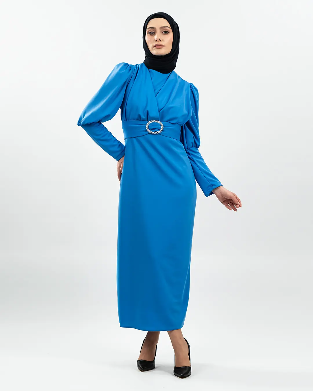 Yeni Sezon Tesettür Elbise-detail