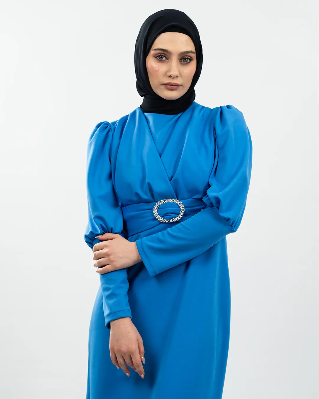 Yeni Sezon Tesettür Elbise-detail