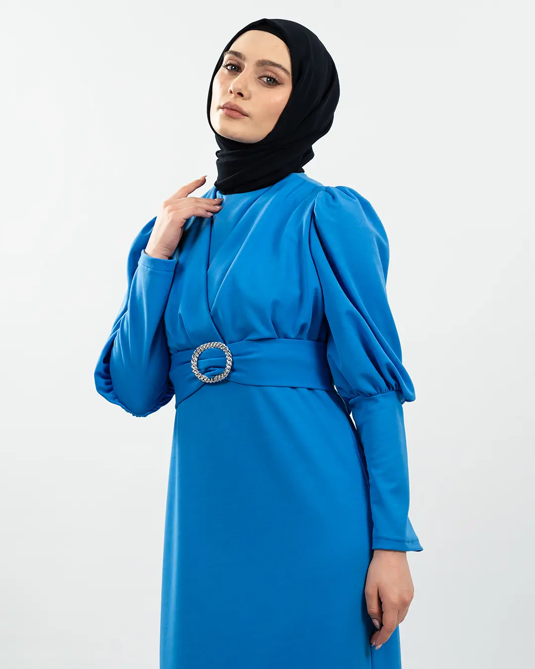 Yeni Sezon Tesettür Elbise-detail