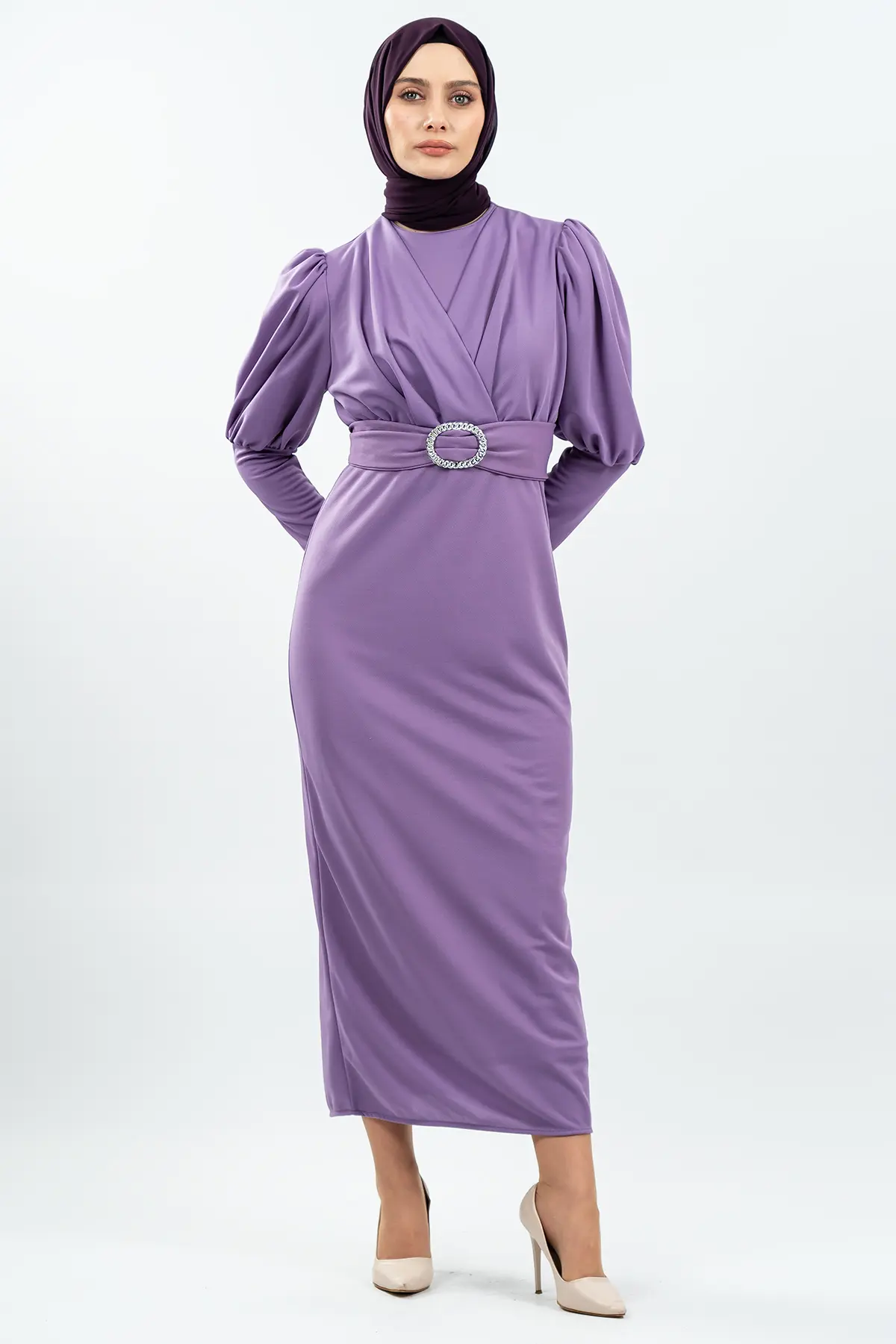 Yeni Sezon Tesettür Elbise-detail