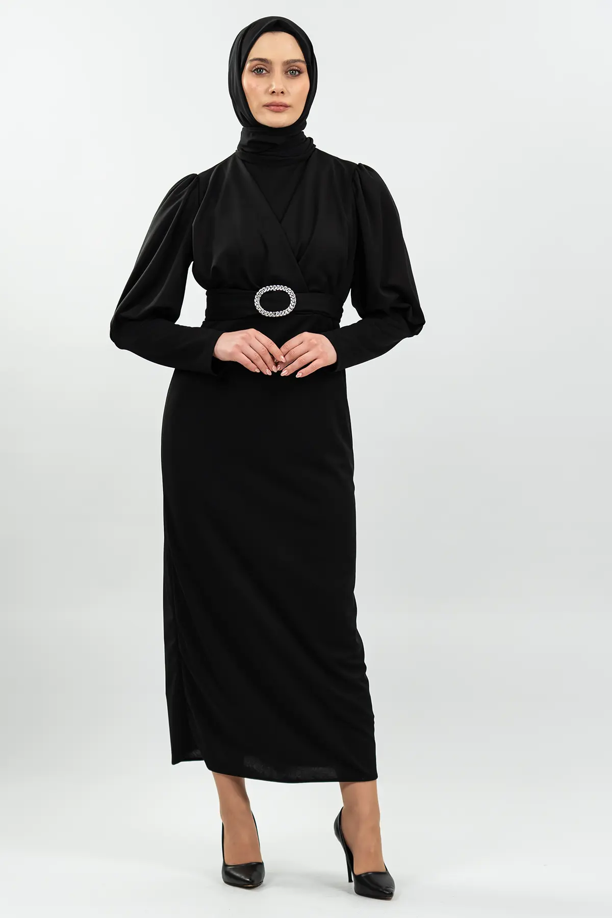 Yeni Sezon Tesettür Elbise-detail