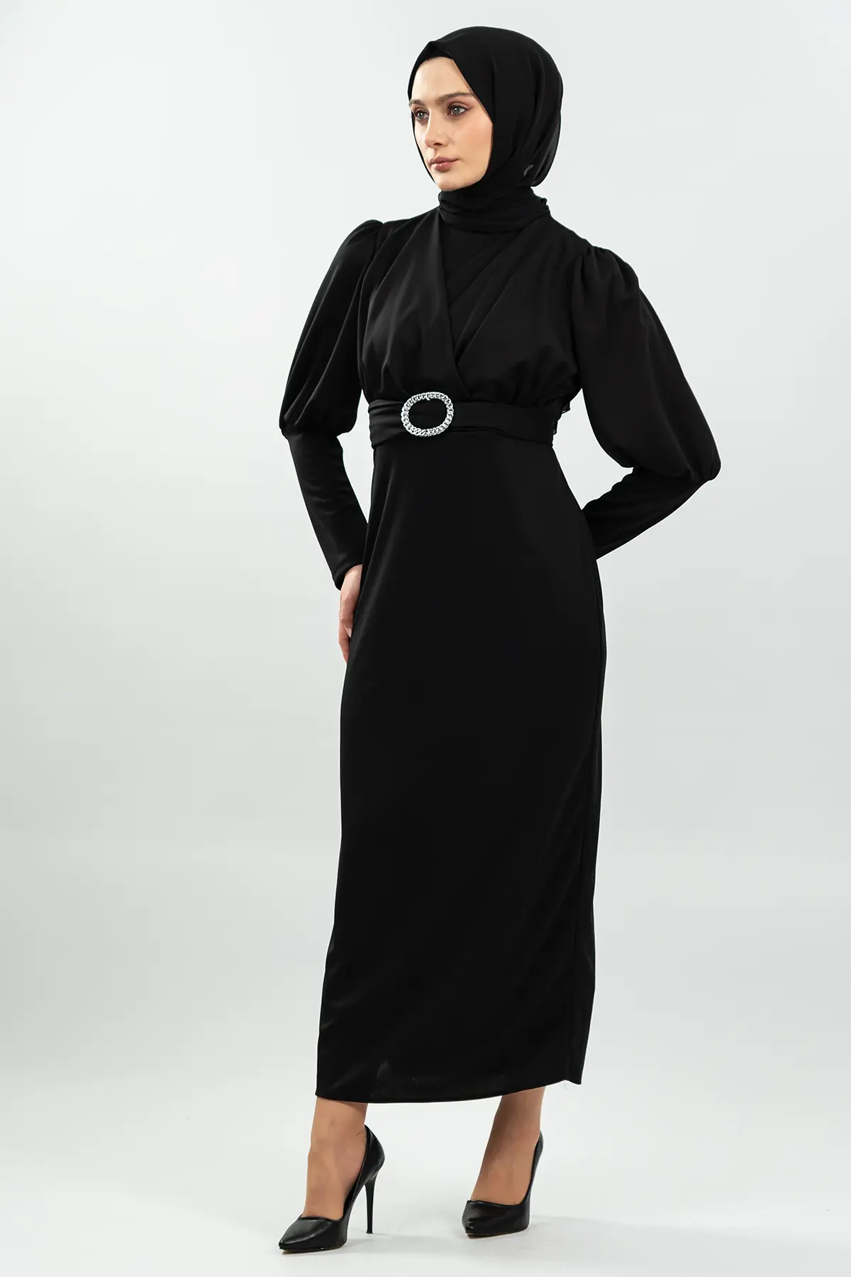 Yeni Sezon Tesettür Elbise-detail