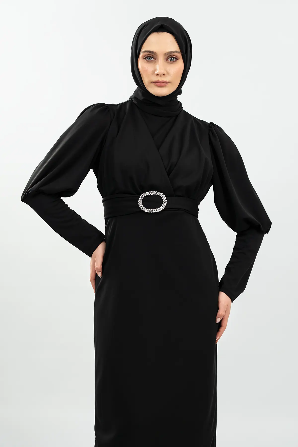 Yeni Sezon Tesettür Elbise-detail