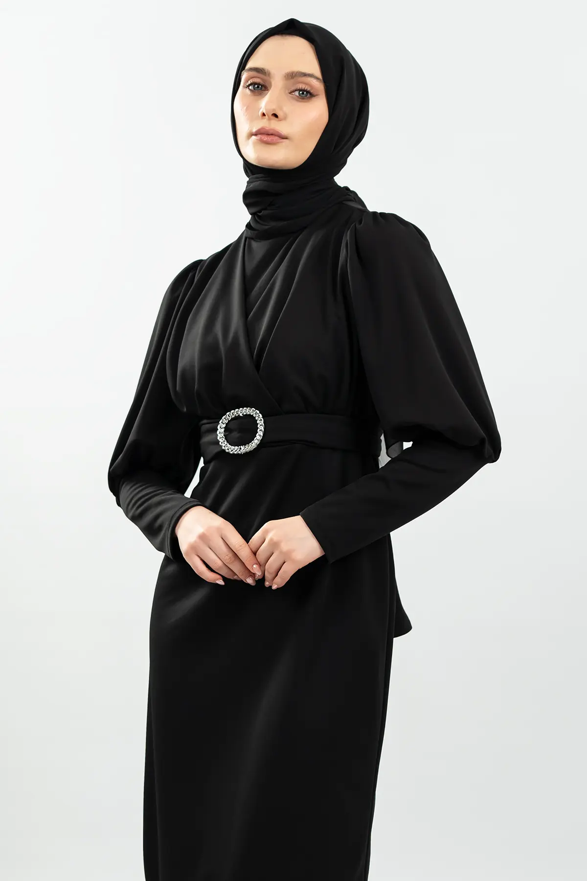 Yeni Sezon Tesettür Elbise-detail