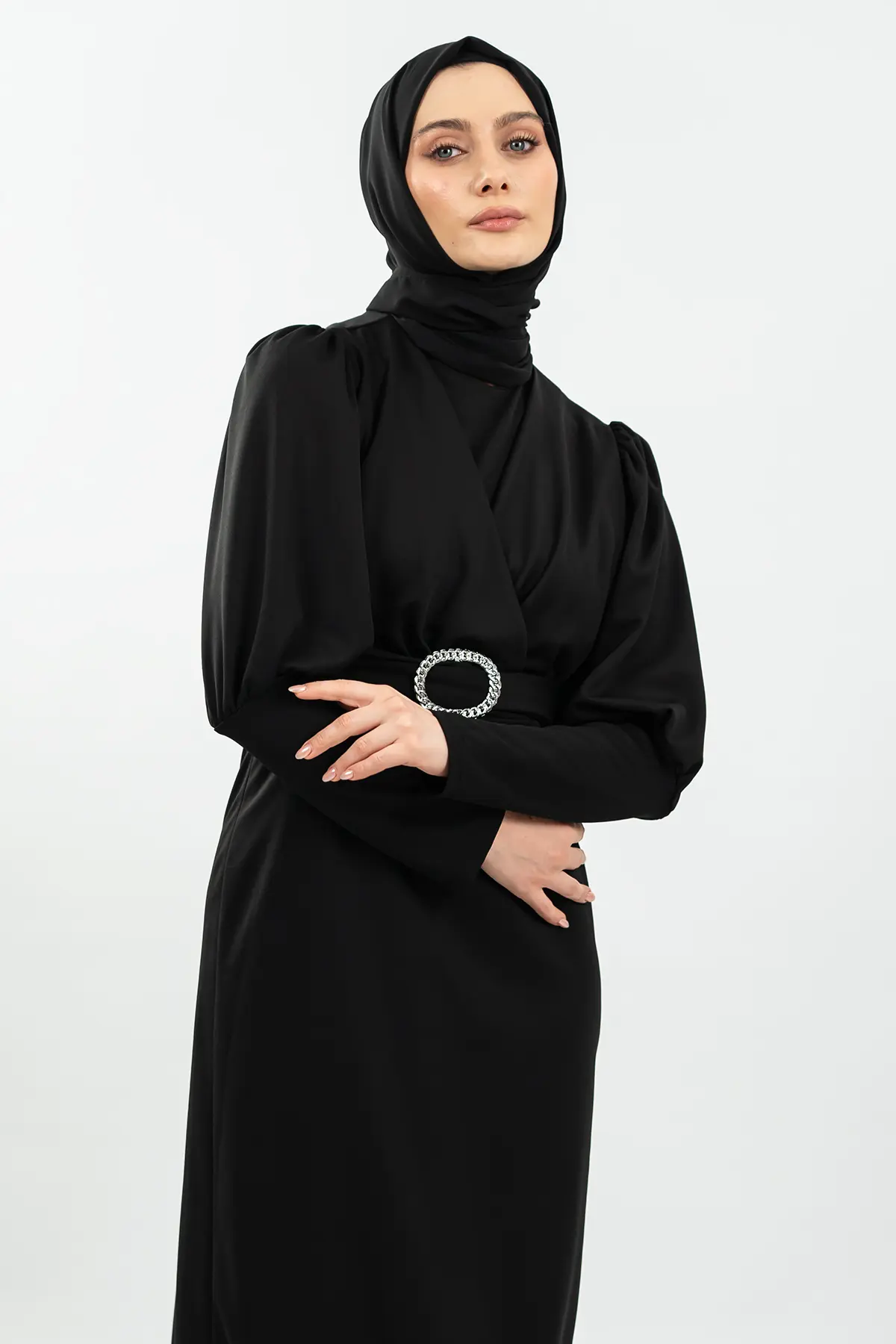 Yeni Sezon Tesettür Elbise-detail