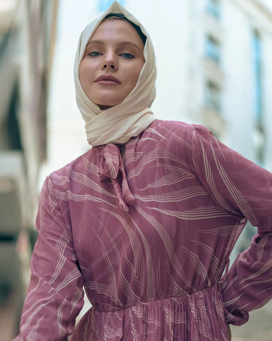 Yeni Sezon Tesettür Elbise-detail