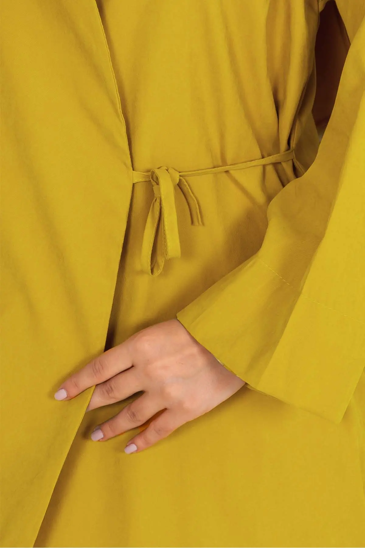 Yeni Sezon Yandan Bağlamalı Kimono-detail