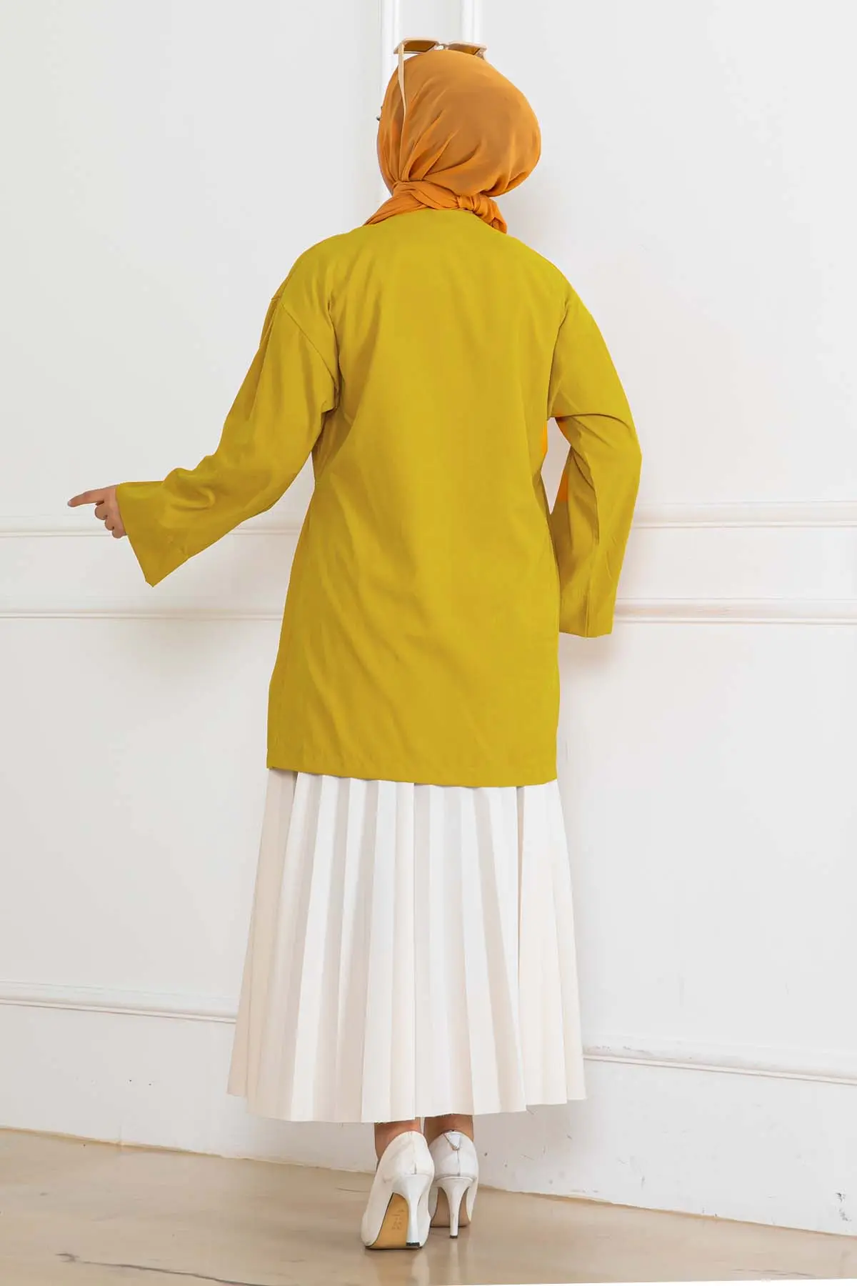 Yeni Sezon Yandan Bağlamalı Kimono-detail