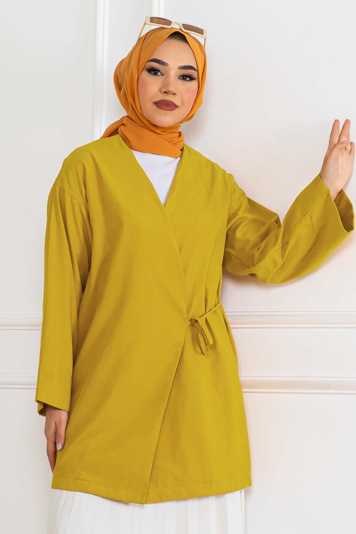 Yeni Sezon Yandan Bağlamalı Kimono