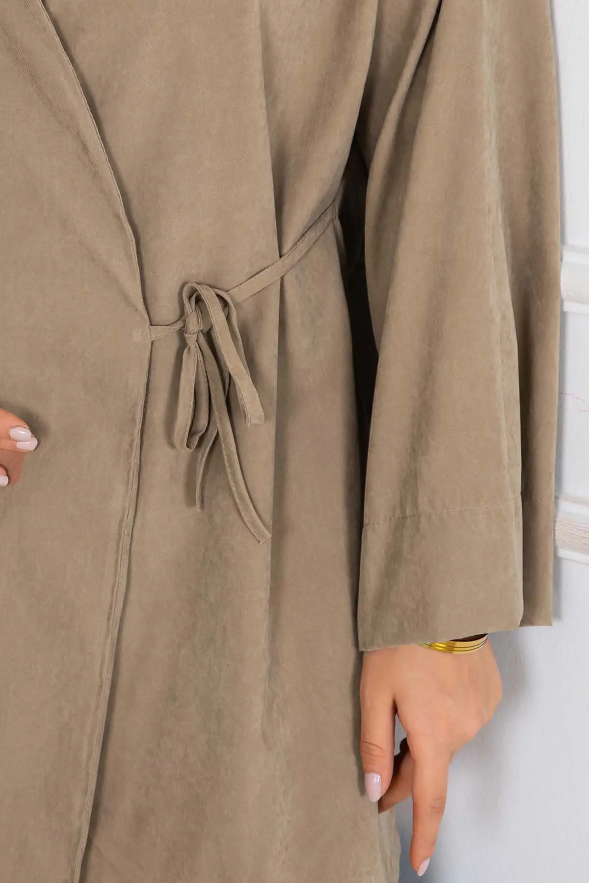 Yeni Sezon Yandan Bağlamalı Kimono-detail