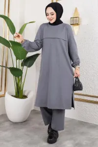 Slit Detailed Sports Suit