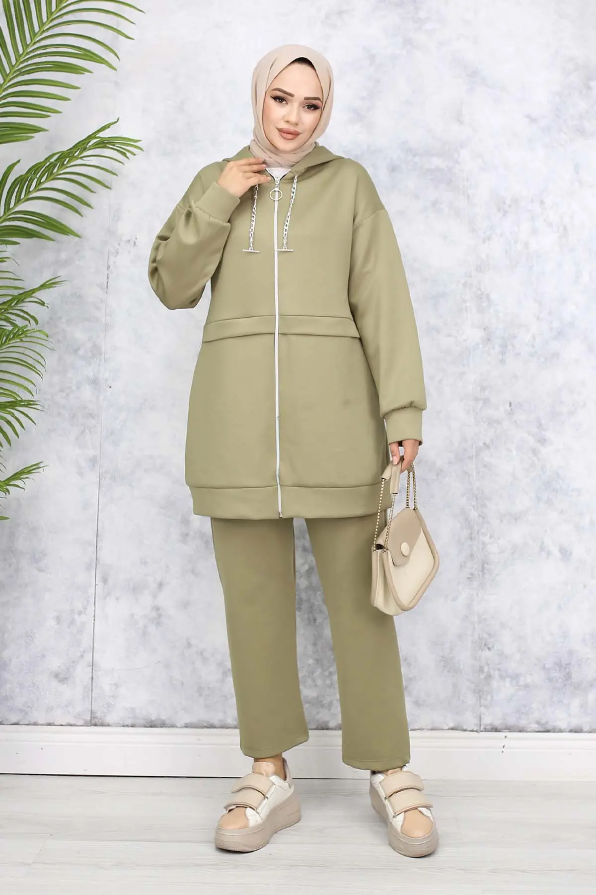 Zincir Detaylı Scuba Takım Çağla 4566-detail