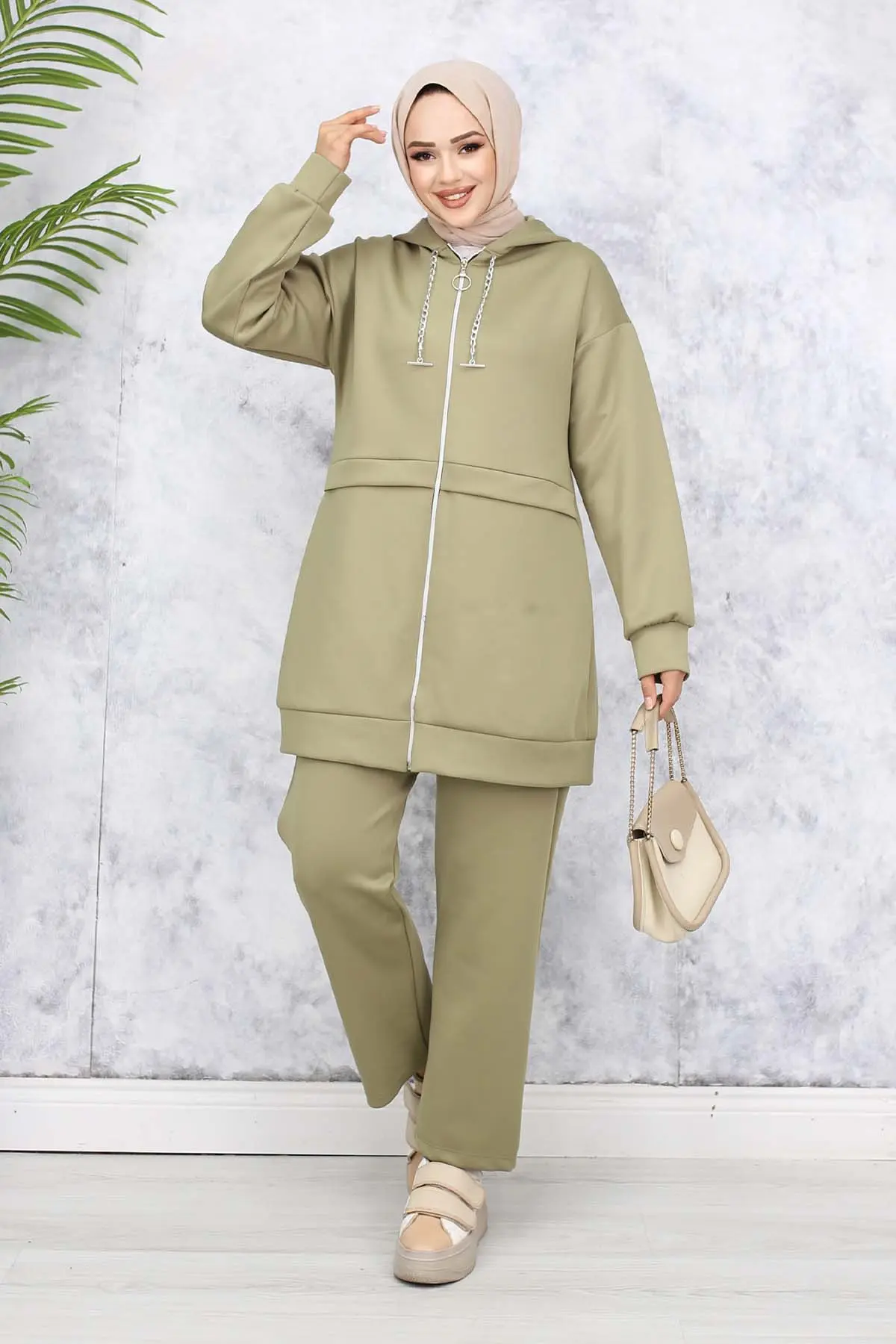 Zincir Detaylı Scuba Takım Çağla 4566-detail